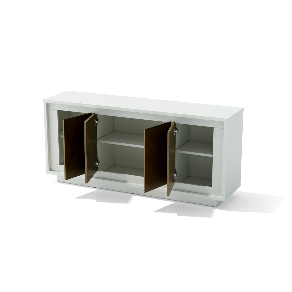 Paraggi Sideboard - White &amp; Mahogany Susan