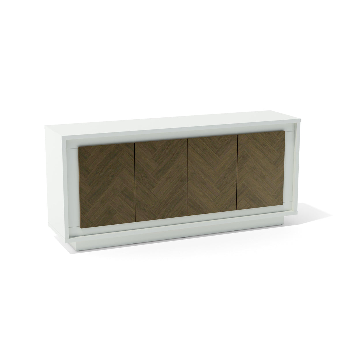 Paraggi Sideboard - White &amp; Mahogany Susan