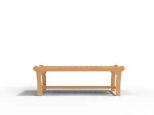 Parc 2-Person Teak Outdoor Backless Bench Outdoor Chair