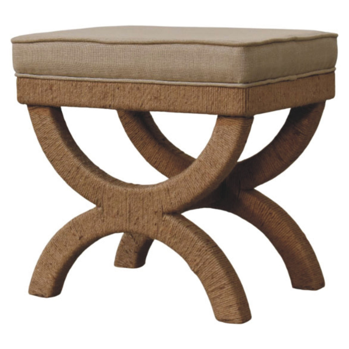 Rattan Arch Bench Bench