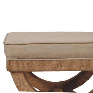 Rattan Arch Bench Bench