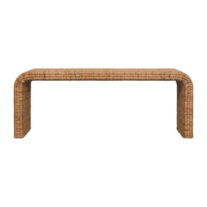 Rattan Weave Bench Bench