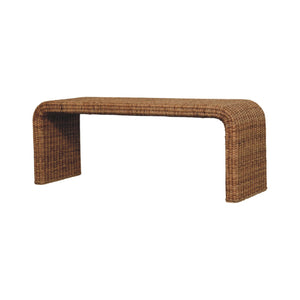 Rattan Weave Bench Bench
