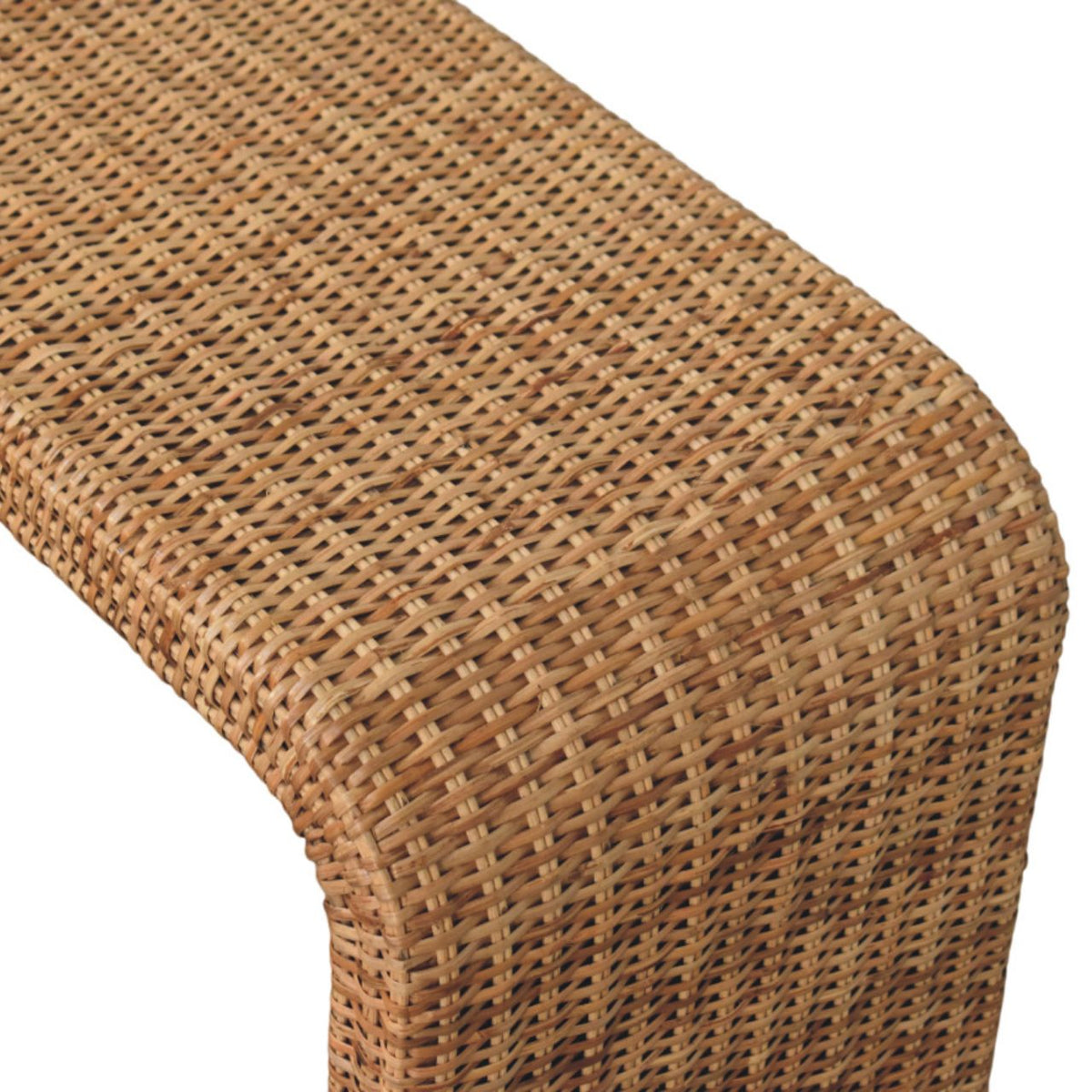Rattan Weave Bench Bench