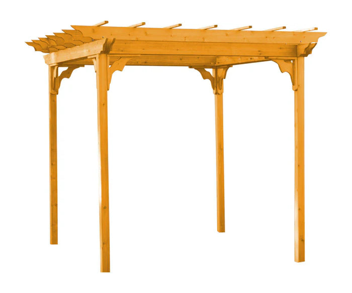Regallion 6x8 Pergola, 8x8 Pergola and 8x10 Pergola W/Swing Hangars  Garden Bench