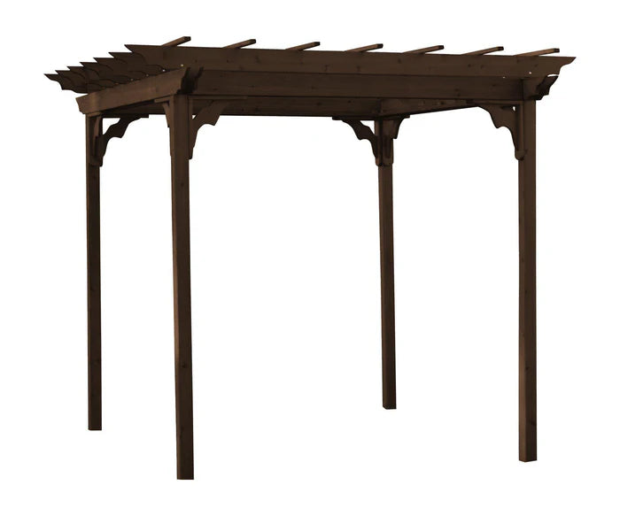 Regallion 6x8 Pergola, 8x8 Pergola and 8x10 Pergola W/Swing Hangars  Garden Bench