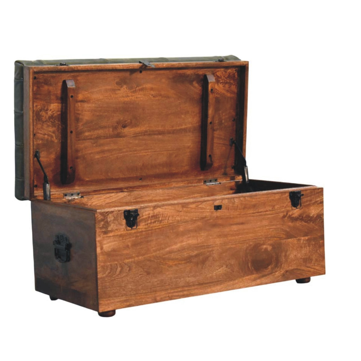 Roasted Almond Storage Trunk Bench Bench