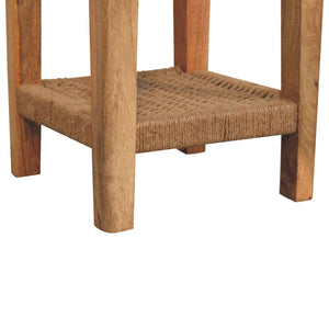 Rope End Table Bench