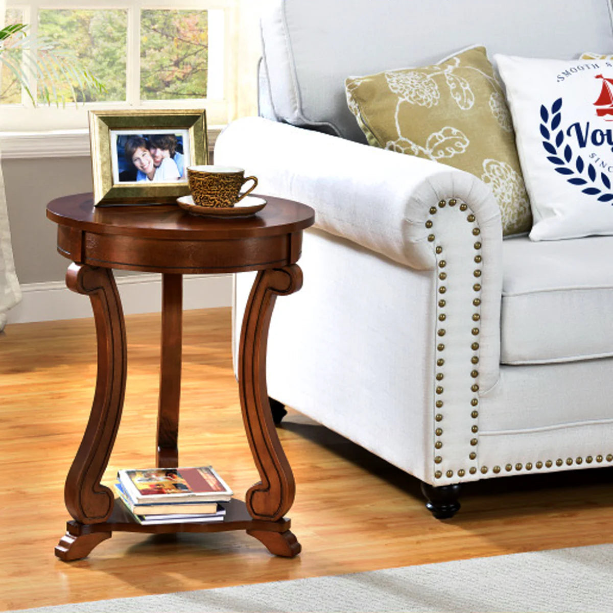 Flower Display Table – Cherry Finish (HR01) by All Things Cedar All Things Cedar
