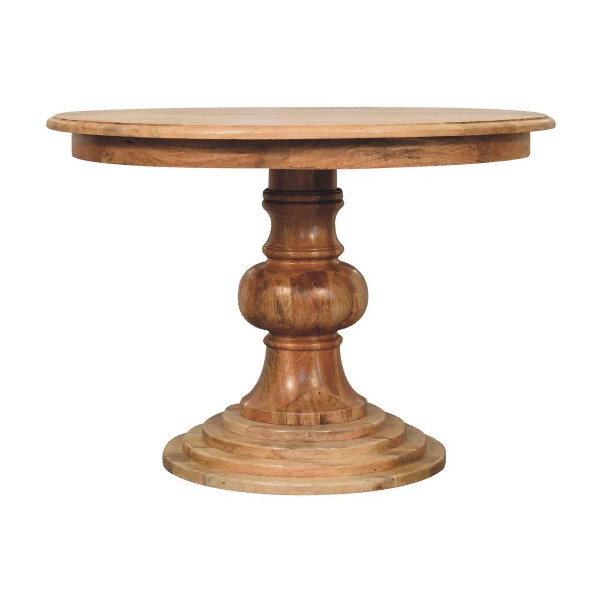 Round Turned Dining Table Bench