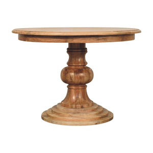 Round Turned Dining Table Bench