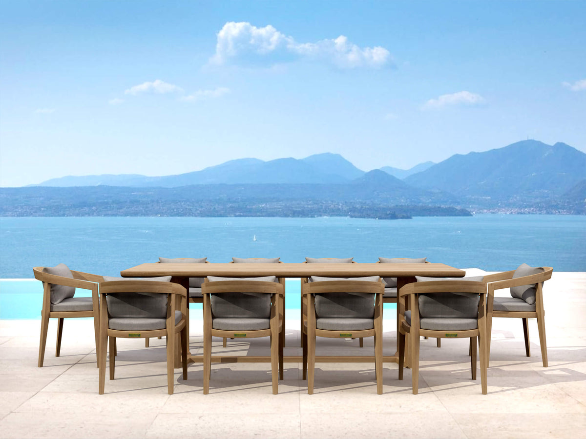 SET-368 11-pc Toscana Dining Table Set Susan