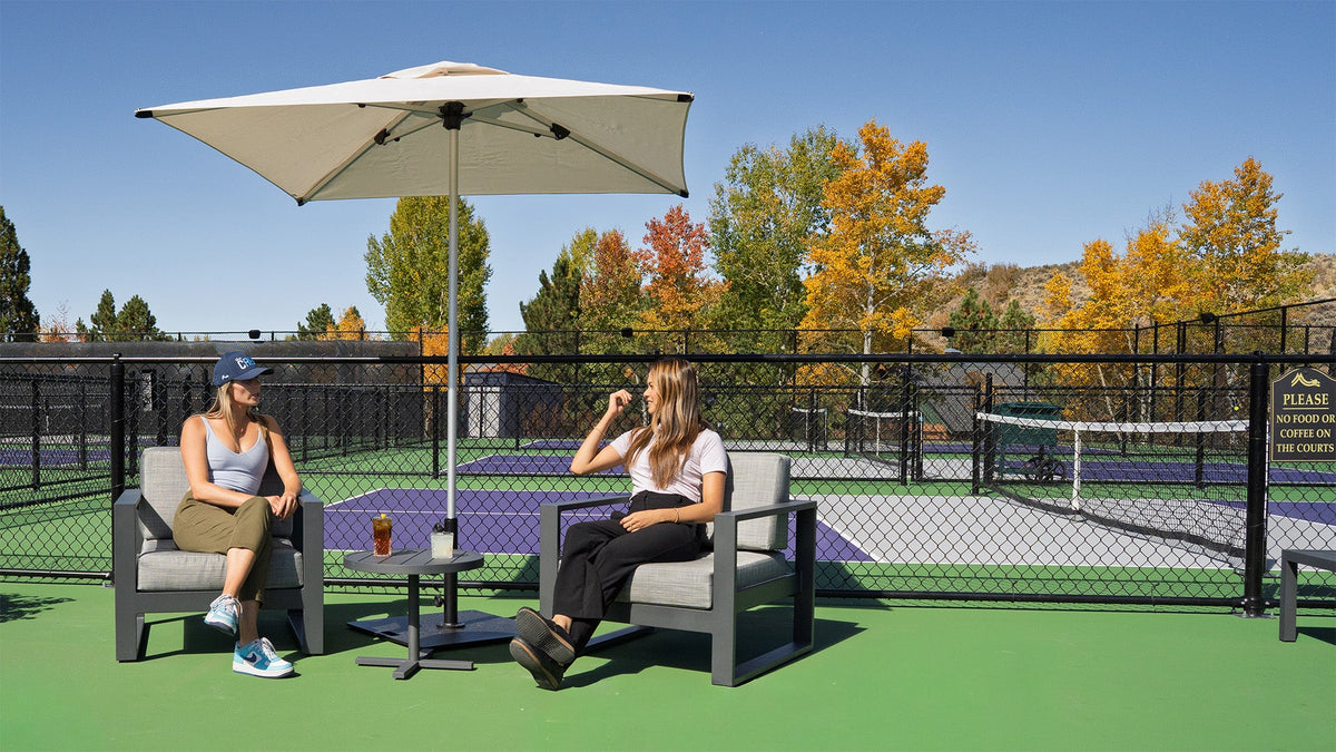 Shadowspec Oasis™ 7’ Square Umbrella / Commercial Market Umbrella Umbrella &amp; Canopy