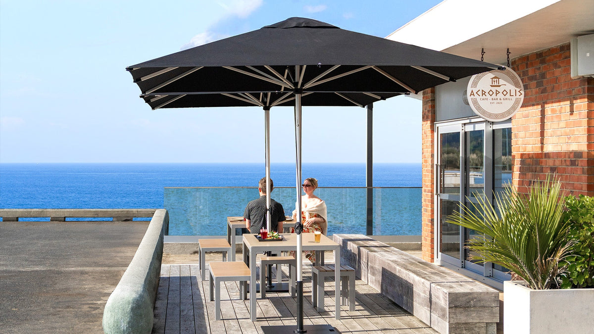 Shadowspec Oasis™ 7’ Square Umbrella / Commercial Market Umbrella Umbrella &amp; Canopy