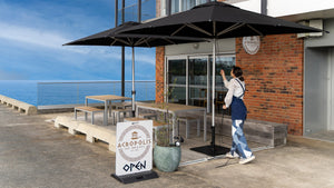 Shadowspec Oasis™ 7’ Square Umbrella / Commercial Market Umbrella Umbrella & Canopy