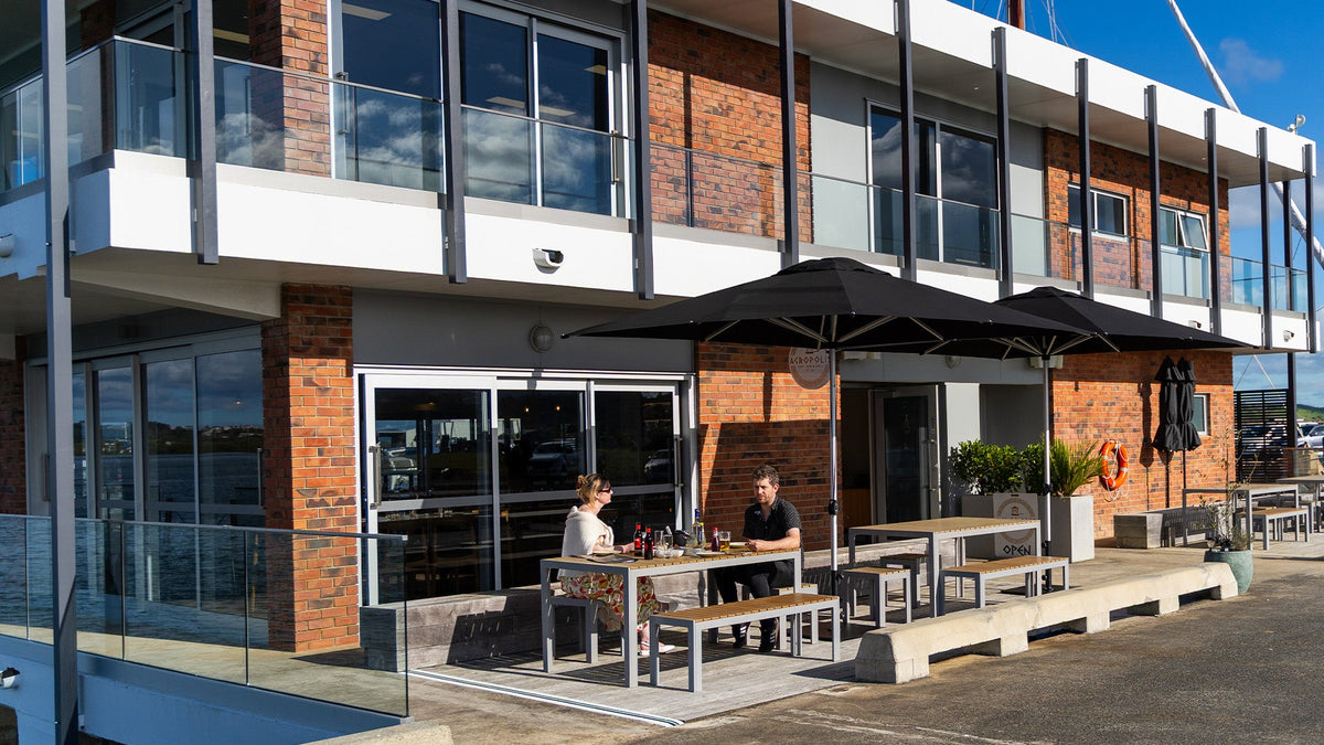 Shadowspec Oasis™ 7’ Square Umbrella / Commercial Market Umbrella Umbrella &amp; Canopy