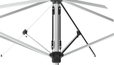 Shadowspec Oasis™ 7’ Square Umbrella / Commercial Market Umbrella Umbrella &amp; Canopy
