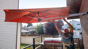 Shadowspec Retreat™ Wall Mounted Umbrella Umbrella & Canopy