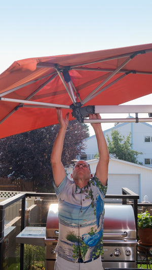 Shadowspec Retreat™ Wall Mounted Umbrella Umbrella & Canopy