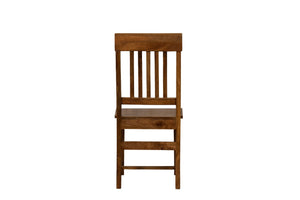 Slatted Back Dining Chair Bench
