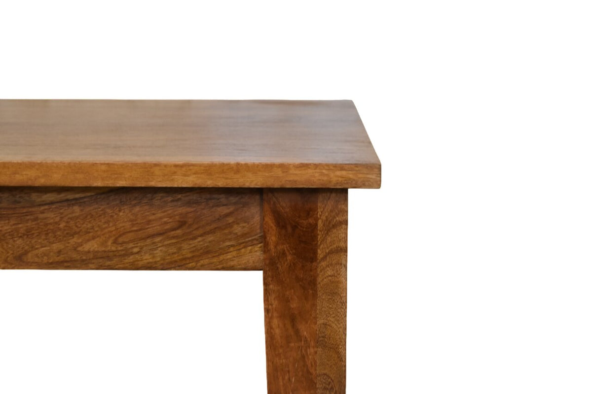 Slatted Back Dining Chair Bench