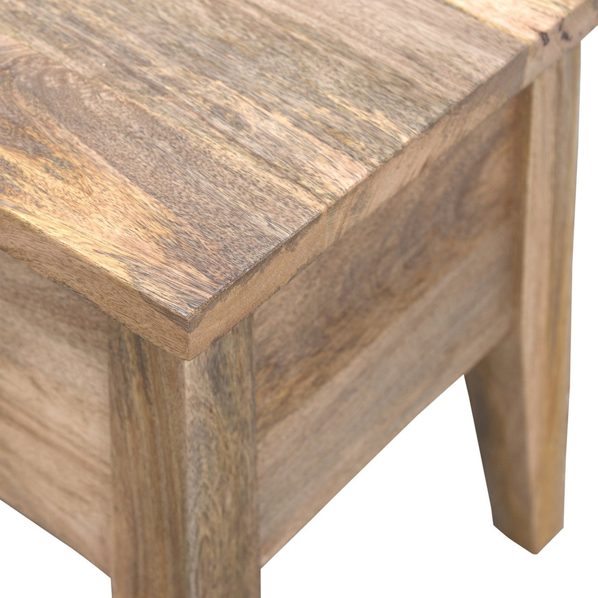 Solid Wood Lid Up Storage Bench Bench