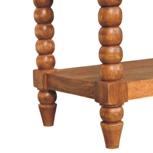 Spindle Leather Bench Bench