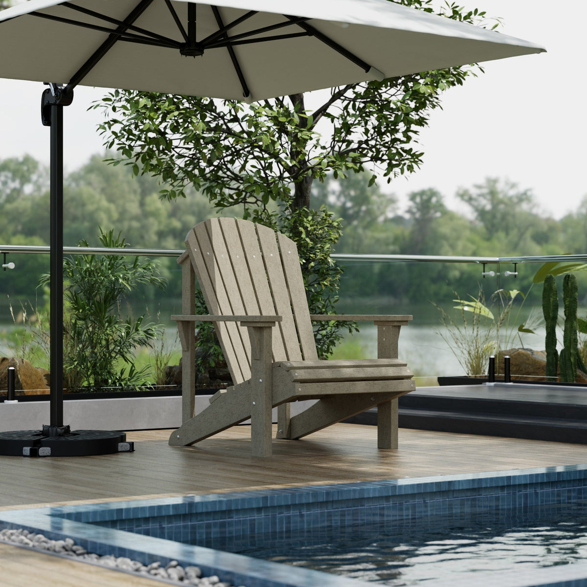 Sunrise Adirondack Chair Garden Bench