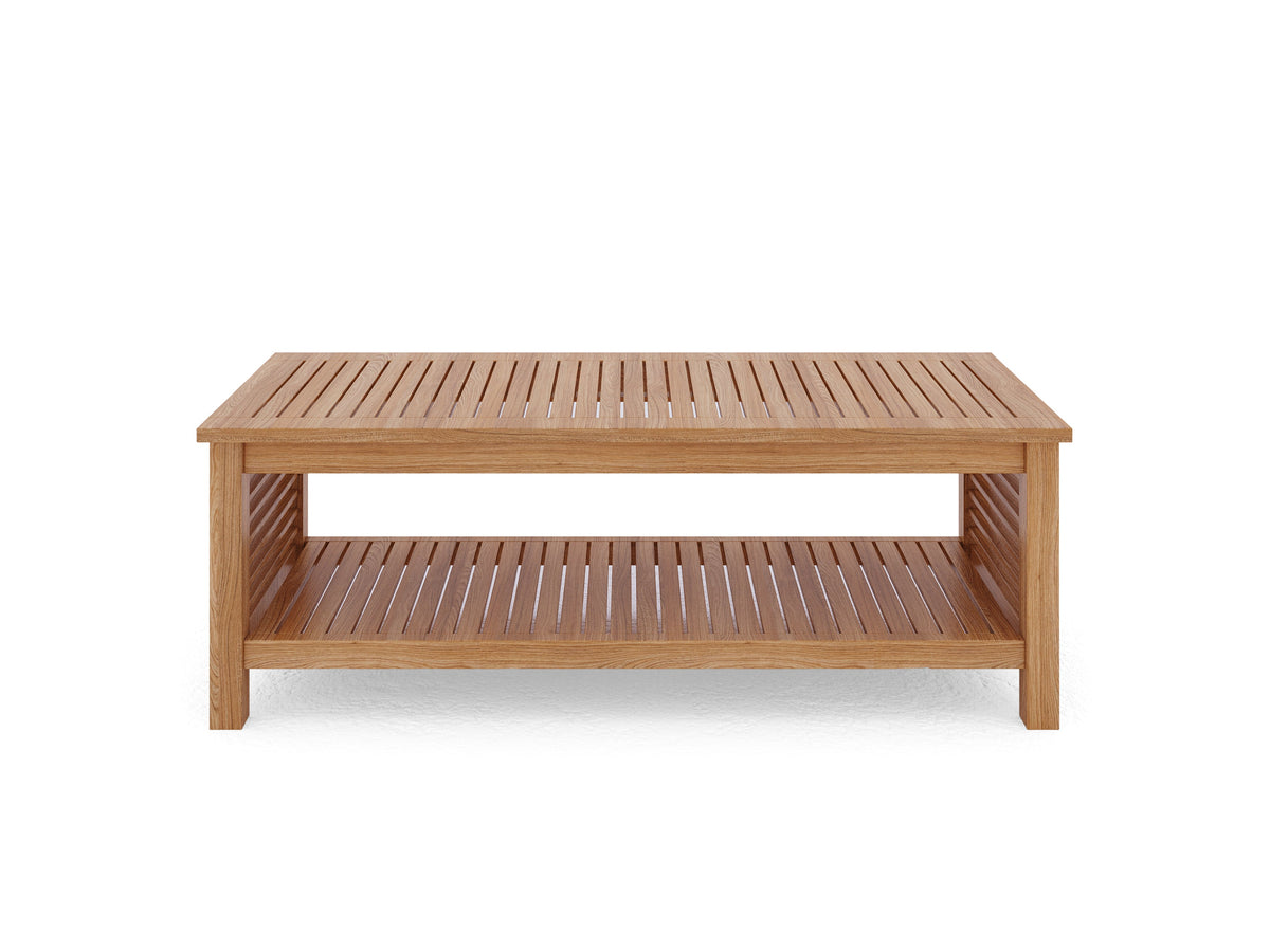 Sylvie 5-Piece Teak Outdoor Patio Deep Seating Set with Sunbrella Fawn Cushions Outdoor deep seating