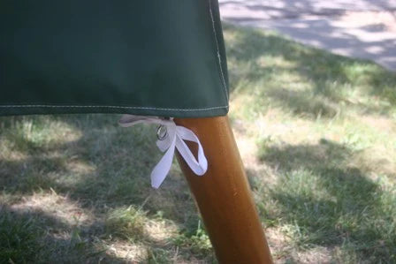 Tete-a-Tete Porch Swing Cover and Tete-a-Tete Cover (Gray or Forest Green) Canopy