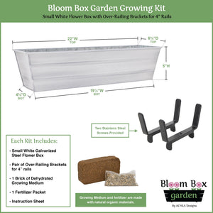 Bloom Box Garden Growing Kit with Clamp-On Brackets Achla Designs
