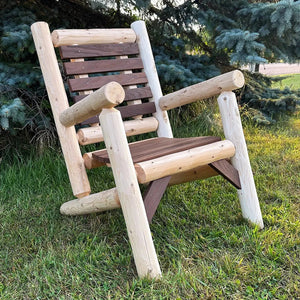 ThermaFusion Cedar Log Lounge Chair Lounge Chair