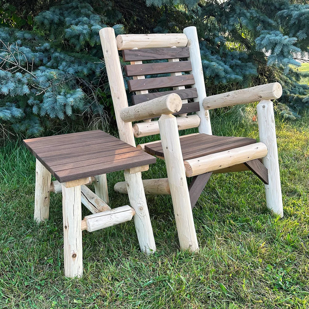 ThermaFusion Cedar Log Lounge Chair Lounge Chair