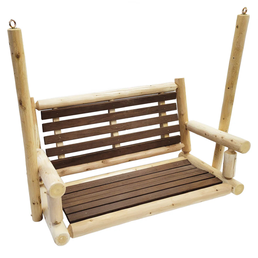 ThermaFusion Cedar Porch Swing - 4ft and 5ft Lounge Chair 4ft