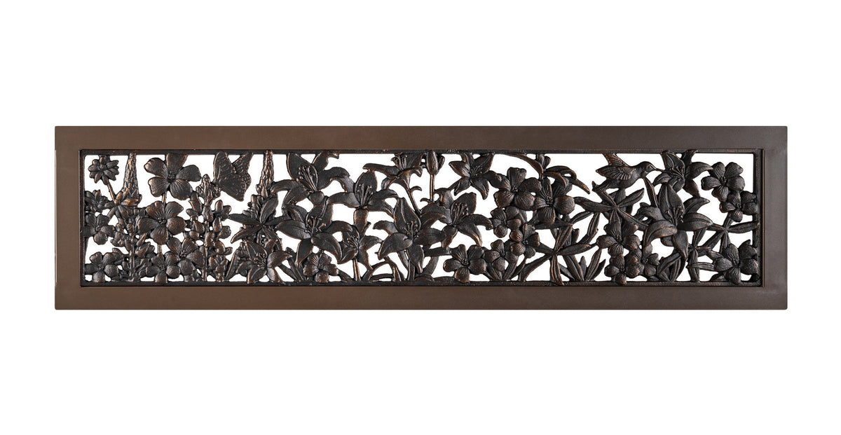 Tube Steel Wildflower Bench outdoor furniture