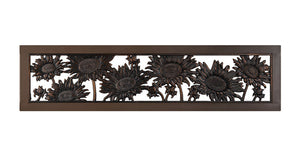 Two-Tone Tube Steel Sunflower Bench outdoor furniture