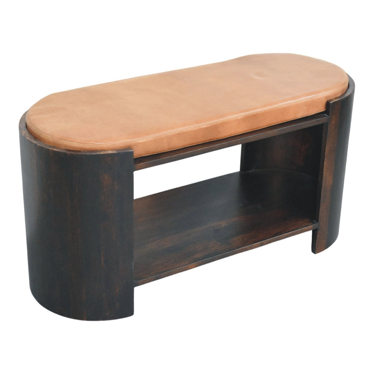 Valencia Leather Shoe Bench Bench
