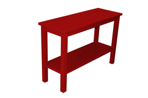 Versaloft Console Table with Shelf Console Table Versaloft Console Table with Shelf / Tractor Red Paint
