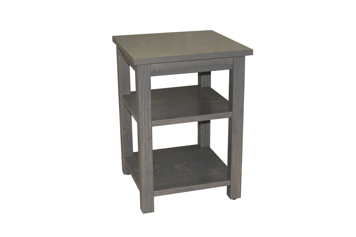 Versaloft Night Stand with 2 Shelves Console Table Versaloft Night Stand With 2 Shelves / Homestead Gray