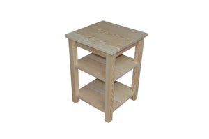 Versaloft Night Stand with 2 Shelves Console Table Versaloft Night Stand With 2 Shelves / Unfinished