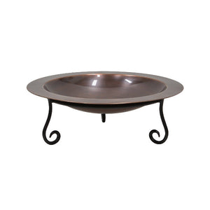 18" Classic Copper Birdbath Birdbath