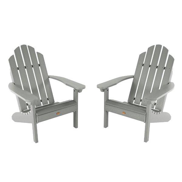 2 Classic Westport Adirondack Chairs Adirondack Chair Coastal Teak
