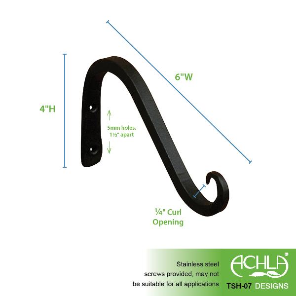 2 Pack Angled Upcurled Bracket Upcurled Bracket