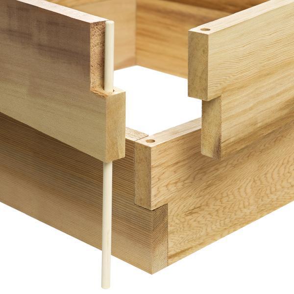 2-Tier Raised Garden Box Planter Box