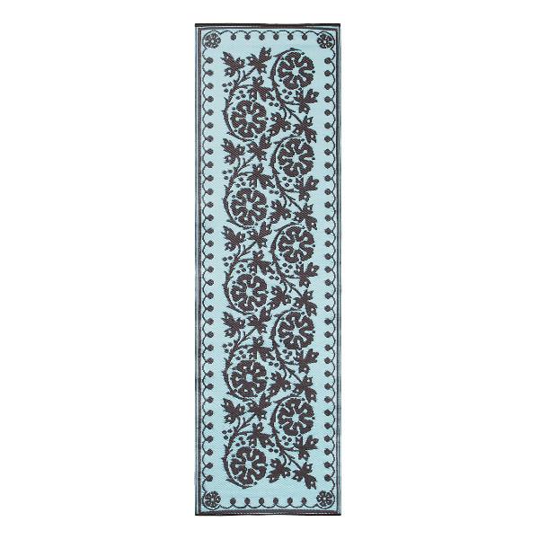 2 x 8 ft Cinquefoil Floor Mat Floor Mat Ice Coffee