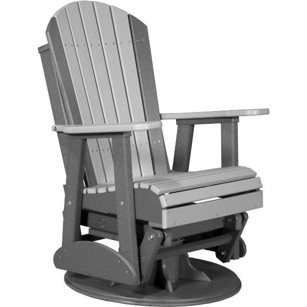 2ft Adirondack Swivel Glider - The Charming Bench Company