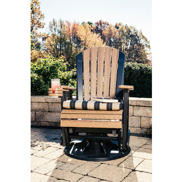 2ft Adirondack Swivel Glider - The Charming Bench Company