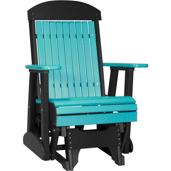 2ft Classic Glider Chair Glider Chair Aruba Blue &amp; Black