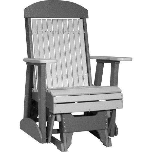 2ft Classic Glider Chair Glider Chair Dove Gray &amp; Slate
