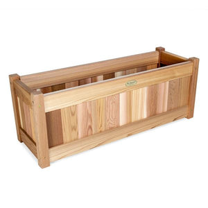 30-in Planter Box with Trellis Privacy Screens Set Planter Box